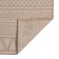 Preview: Outdoor-Teppich Flachgewebe 140x200 cm Braun Gestreift