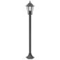 Preview: Garten-Pollerleuchte 6 Stk. E27 110 cm Aluminium Bronzefarben