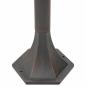 Preview: Garten-Pollerleuchte 6 Stk. E27 110 cm Aluminium Bronzefarben