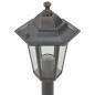 Preview: Garten-Pollerleuchte 6 Stk. E27 110 cm Aluminium Bronzefarben