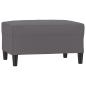 Preview: Fußhocker Grau 70x55x41 cm Kunstleder