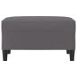 Preview: Fußhocker Grau 70x55x41 cm Kunstleder