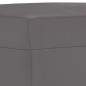 Preview: Fußhocker Grau 70x55x41 cm Kunstleder