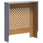 Preview: MDF Heizkörperverkleidung Grau 78 cm