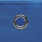 Preview: Aufbewahrungsboxen mit Deckeln 4 Stk. Blau 32x32x32 cm Stoff