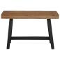 Preview: Bank 110 cm Massivholz Teak