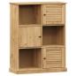 Preview: B?cherregal VIGO 90x35x114,5 cm Massivholz Kiefer