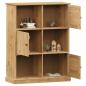 Preview: B?cherregal VIGO 90x35x114,5 cm Massivholz Kiefer