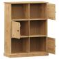 Preview: B?cherregal VIGO 90x35x114,5 cm Massivholz Kiefer