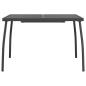 Preview: Gartentisch Anthrazit 110x80x72 cm Stahlgitter