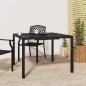Preview: ARDEBO.de - Gartentisch Anthrazit 100x100x72 cm Stahl