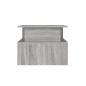 Preview: Couchtisch Grau Sonoma 90x55x42,5 cm Holzwerkstoff