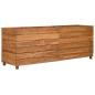Preview: Hochbeet 150x40x55 cm Teak Altholz und Stahl