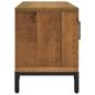 Preview: TV-Schrank Braun 90x30x40 cm Massivholz Kiefer