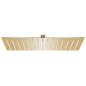 Preview: ARDEBO.de - Regenbrause Edelstahl 40x30 cm Rechteckig Golden