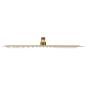 Preview: Regenbrause Edelstahl 40x30 cm Rechteckig Golden