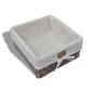 Preview: Sitzbank mit Stauraum Braun 62×33×42 cm Paulownia Holz