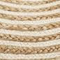 Preview: Handgefertigter Sitzpuff 45 x 30 cm Jute