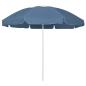 Preview: ARDEBO.de - Strandschirm Blau 240 cm