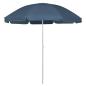Preview: ARDEBO.de - Strandschirm Blau 240 cm