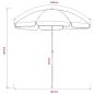 Preview: Strandschirm Blau 240 cm