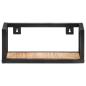 Preview: Wandregale 2 Stk. 40 cm Raues Mangoholz