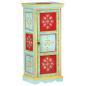 Preview: ARDEBO.de - Highboard Handbemalt 40x30x90 cm Mango Massivholz