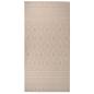 Preview: ARDEBO.de - Outdoor-Teppich Flachgewebe 100x200 cm Braun Gestreift
