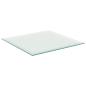 Preview: Tischplatte Transparent 40x40 cm Hartglas