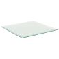 Preview: Tischplatte Transparent 60x60 cm Hartglas