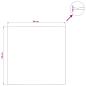 Preview: Tischplatte Transparent 60x60 cm Hartglas