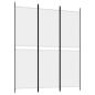 Preview: 3-tlg. Paravent Weiß 150x180 cm Stoff