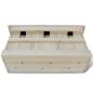 Preview: Spatzenhaus 2 Stk. Holz 44 x 15,5 x 21,5 cm