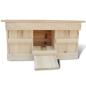 Preview: Spatzenhaus 2 Stk. Holz 44 x 15,5 x 21,5 cm