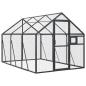 Preview: Voliere Anthrazit 1,79x3x1,85 m Aluminium