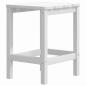 Preview: Adirondack-Gartenst?hle mit Tisch HDPE Wei?