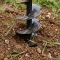 Preview: Erdbohrer mit Griff 100 mm Verlängerungsrohr 5 m