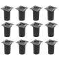 Preview: ARDEBO.de - Outdoor Bodenleuchten 12 Stk. Quadratisch