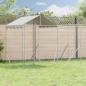 Preview: ARDEBO.de - Outdoor-Hundezwinger mit Dach Silbern 10x6x2,5 m Stahl Verzinkt