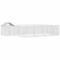 Preview: Outdoor-Hundezwinger mit Dach Silbern 10x6x2,5 m Stahl Verzinkt
