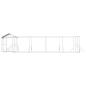 Preview: Outdoor-Hundezwinger mit Dach Silbern 10x6x2,5 m Stahl Verzinkt
