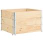 Preview: Hochbeete 3 Stk. 100x100 cm Kiefer Massivholz