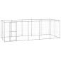 Preview: ARDEBO.de - Outdoor-Hundezwinger Verzinkter Stahl 12,1 m²