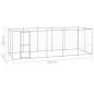 Preview: Outdoor-Hundezwinger Verzinkter Stahl 12,1 m²