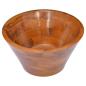 Preview: Waschbecken Massivholz Teak ?40x20 cm