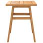 Preview: Beistelltisch 45x45x60 cm Massivholz Akazie