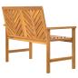 Preview: Gartenbank 109 cm Massivholz Akazie