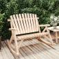 Preview: ARDEBO.de - Garten-Schaukelbank 2-Sitzer 123x96x102 cm Massivholz Fichte