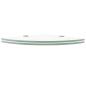 Preview: Eckregale 2 Stk. mit Verchromten Halterungen Glas Transparent