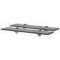 Preview: ARDEBO.de - Schwebende Regale 2 Stk. Glas 50x10 cm 8 mm